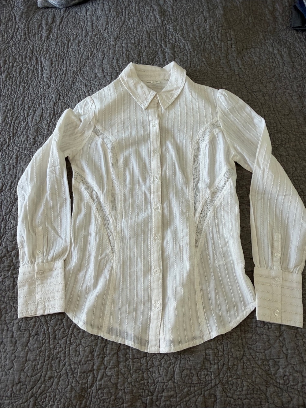 Pilcro Long-sleeve Seamed Slim Buttondown - Picture 4 of 12
